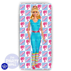 Barbie - Funda para mampara de punta redonda o rectangular Mampara de punta redonda