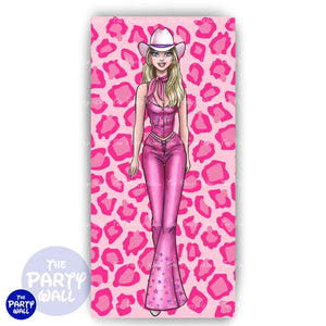 Barbie - Funda para mampara de punta redonda o rectangular Mampara de punta redonda