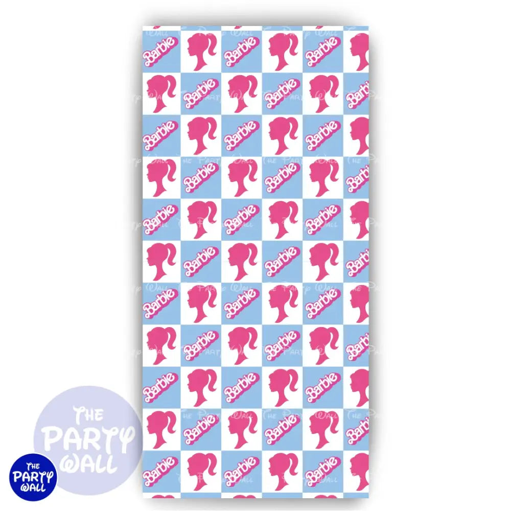 Barbie - Funda para mampara de punta redonda o rectangular Mampara de punta redonda