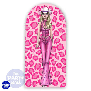 Barbie - Funda para mampara de punta redonda o rectangular Mampara de punta redonda