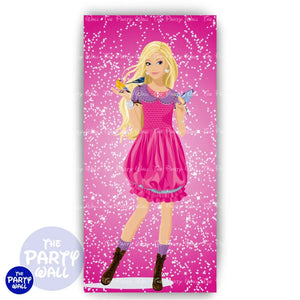 Barbie - Funda para mampara de punta redonda o rectangular Mampara de punta redonda