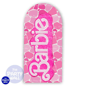 Barbie - Funda para mampara de punta redonda o rectangular Mampara de punta redonda