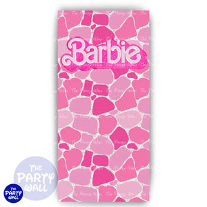 Barbie - Funda para mampara de punta redonda o rectangular Mampara de punta redonda