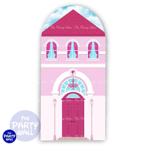 Barbie - Funda para mampara de punta redonda o rectangular Mampara de punta redonda