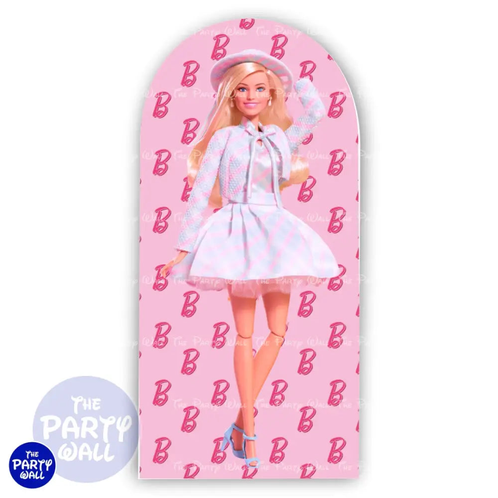 Barbie - Funda para mampara de punta redonda o rectangular Mampara de punta redonda