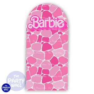 Barbie - Funda para mampara de punta redonda o rectangular Mampara de punta redonda