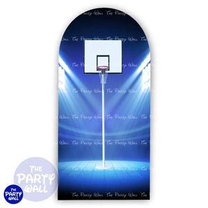 Basketball - Funda para mampara de punta redonda o rectangular Mampara de punta redonda