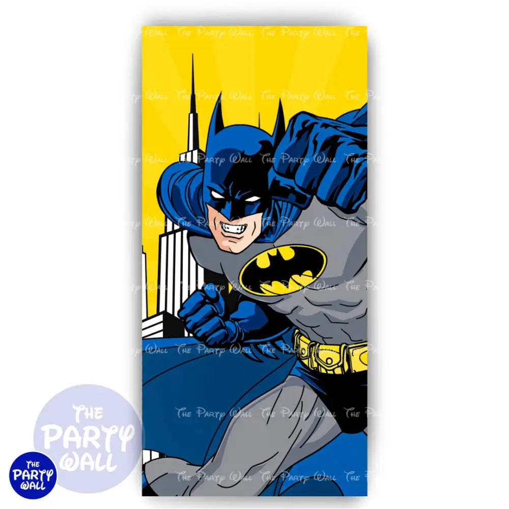 Batman - Funda para mampara de punta redonda o rectangular Mampara de punta redonda