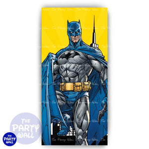 Batman - Funda para mampara de punta redonda o rectangular Mampara de punta redonda