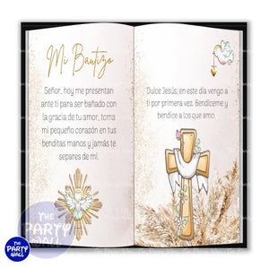 Bautizo - Funda para mampara cuadrada o rectangular Cuadrado o Rectangular