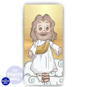 Bautizo - Funda para mampara de punta redonda o rectangular Mampara de punta redonda