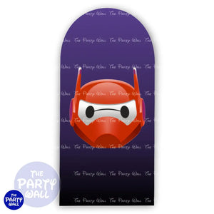 Baymax - Funda para mampara de punta redonda o rectangular Mampara de punta redonda