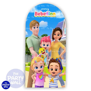 Bebefinn - Funda para mampara de punta redonda o rectangula Mampara de punta redonda