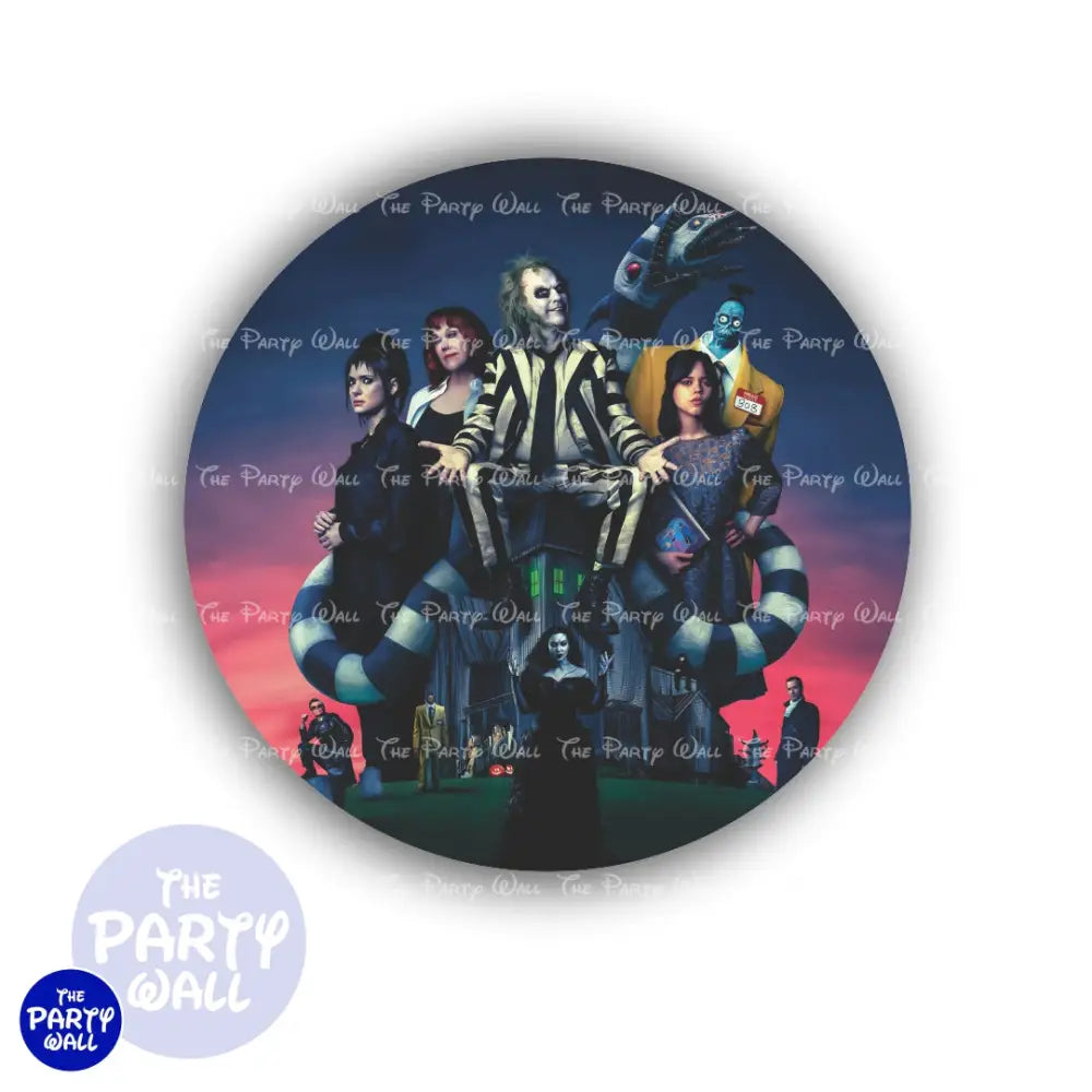 Beetlejuice - Funda para mampara circular Circular