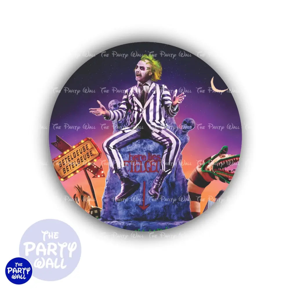 Beetlejuice - Funda para mampara circular Circular