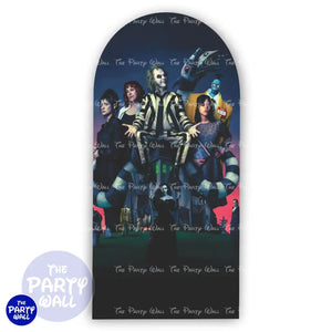 Beetlejuice - Funda para mampara de punta redonda o rectangular Mampara de punta redonda