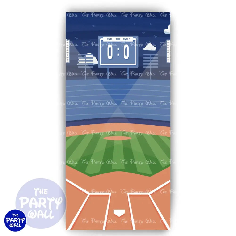 Béisbol - Funda para mampara de punta redonda o rectangular Mampara de punta redonda