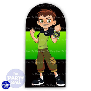 Ben 10 - Funda para mampara de punta redonda o rectangular Mampara de punta redonda