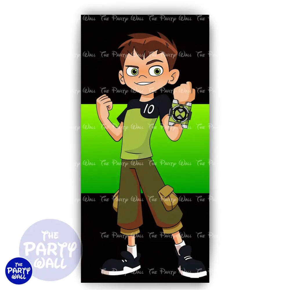 Ben 10 - Funda para mampara de punta redonda o rectangular Mampara de punta redonda