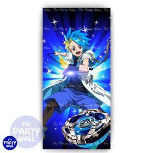 Beyblade X - Funda para mampara de punta redonda o rectangular - Mampara de punta redonda