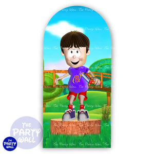 Biper y sus Amigos - Funda para mampara de punta redonda o rectangular Mampara de punta redonda