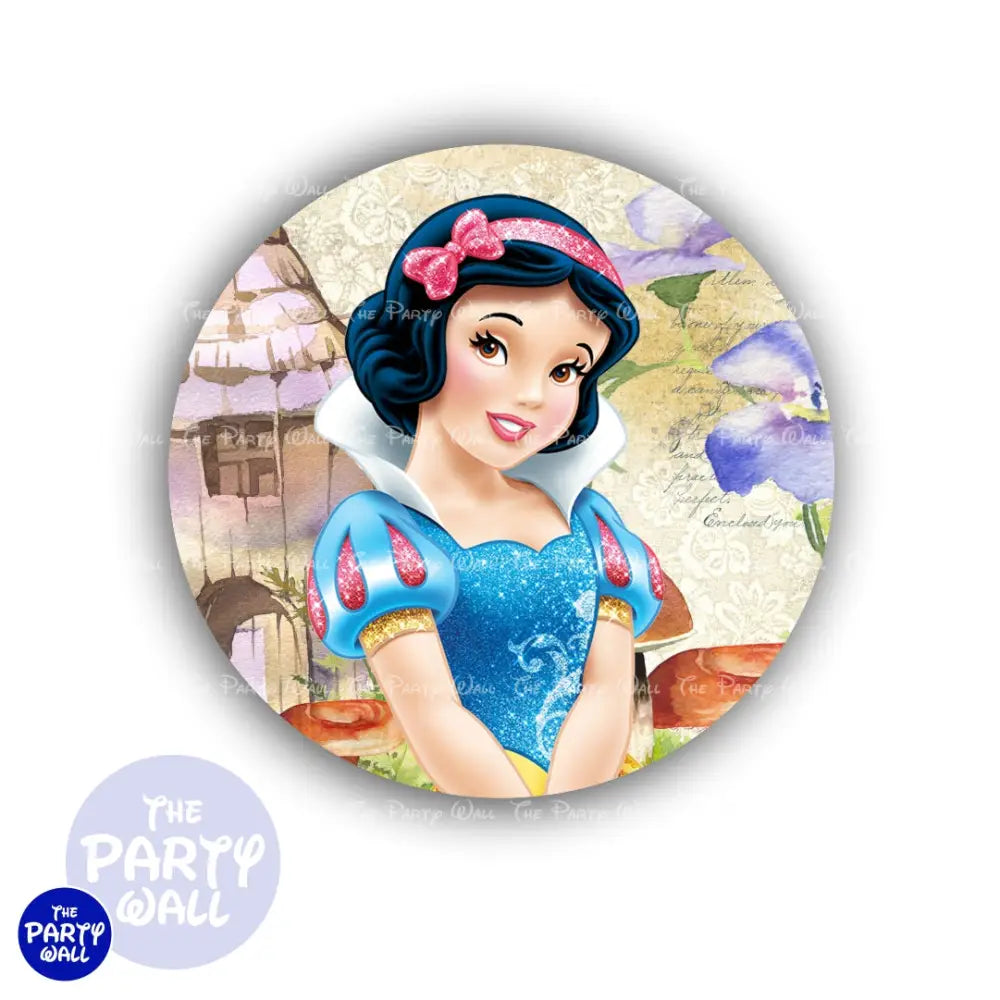 Blanca Nieves - Funda para mampara circular Circular