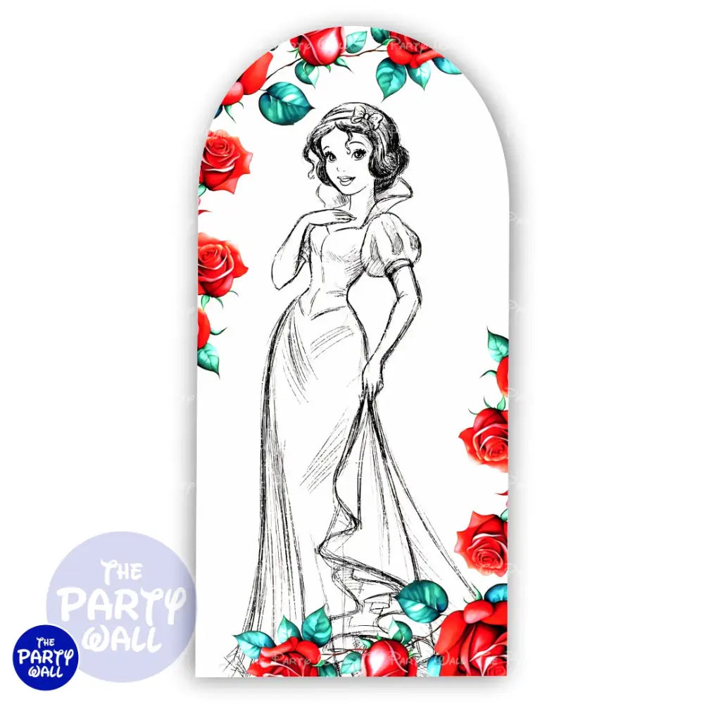 Blanca Nieves - Funda para mampara de punta redonda o rectangular Mampara de punta redonda