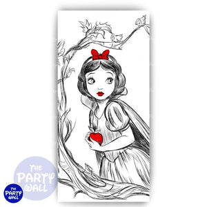 Blanca Nieves - Funda para mampara de punta redonda o rectangular Mampara de punta redonda