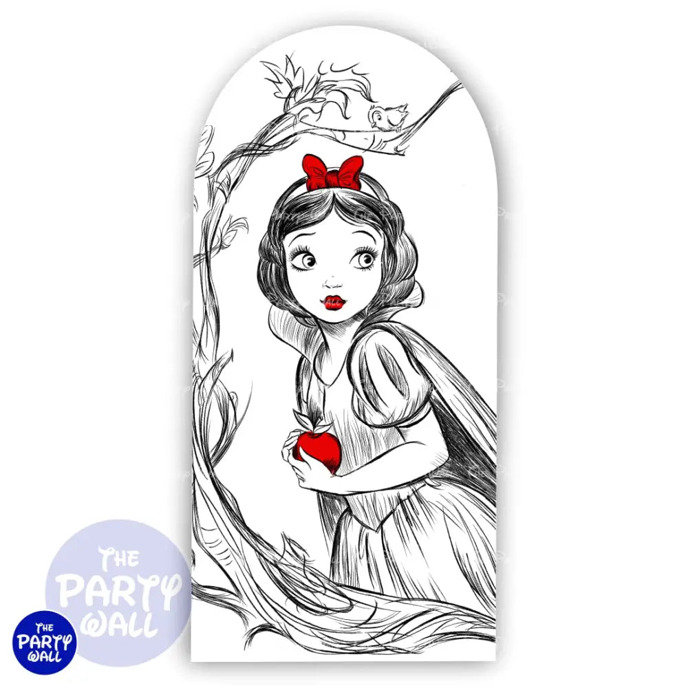 Blanca Nieves - Funda para mampara de punta redonda o rectangular Mampara de punta redonda