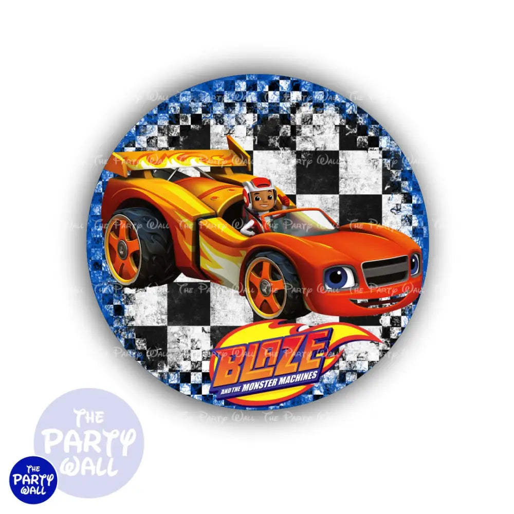 Blaze and the Monster Machine - Funda para mampara circular Circular