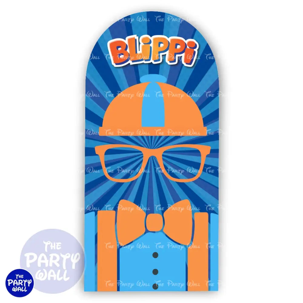Blippi - Funda para mampara de punta redonda o rectangular Mampara de punta redonda