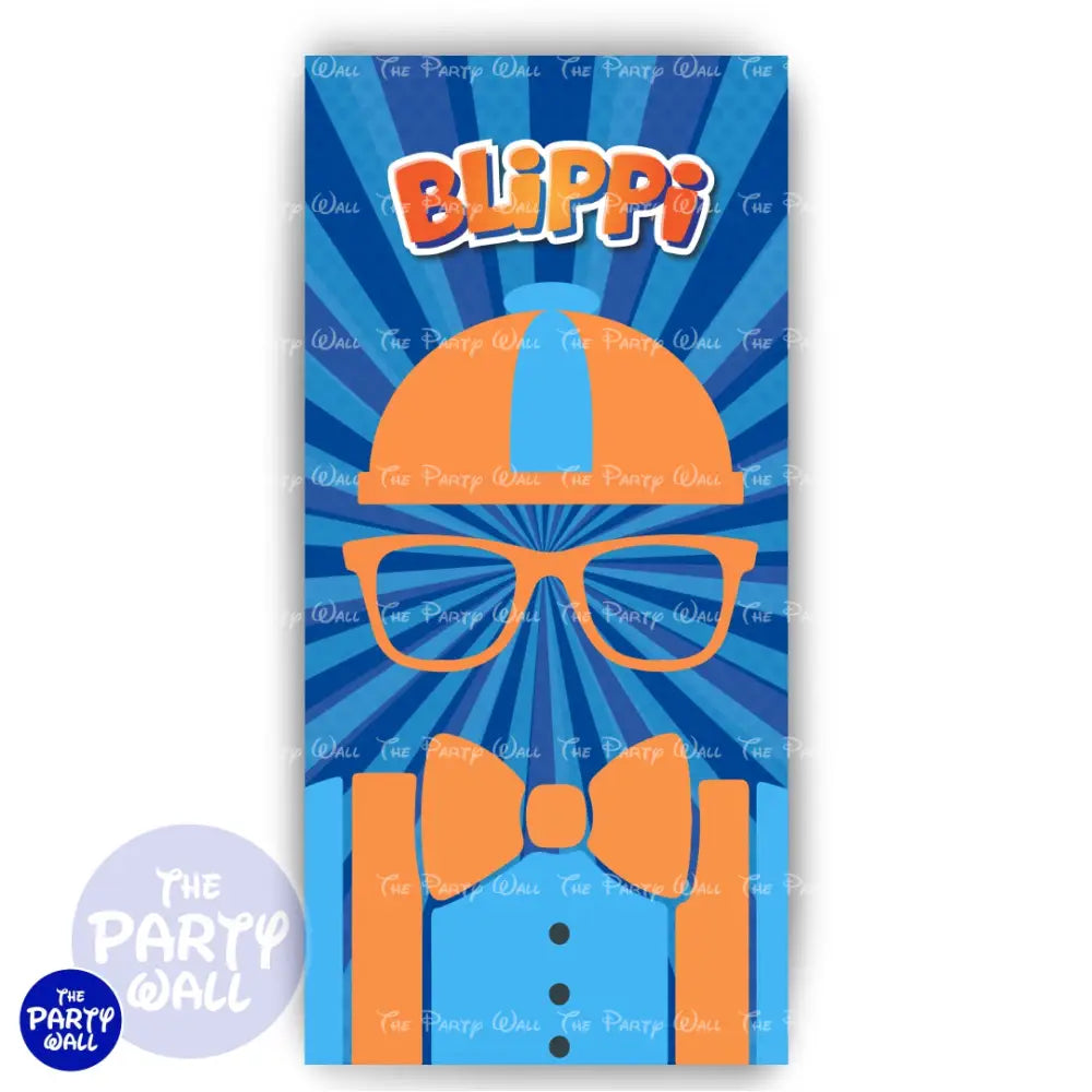 Blippi - Funda para mampara de punta redonda o rectangular Mampara de punta redonda