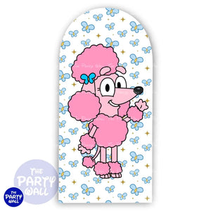 Bluey - Funda para mampara de punta redonda o rectangular Mampara de punta redonda