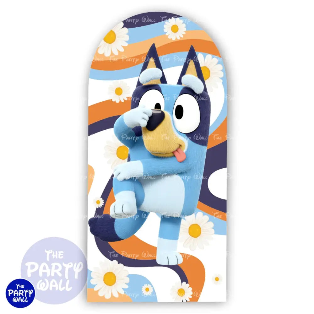 Bluey - Funda para mampara de punta redonda o rectangular Mampara de punta redonda