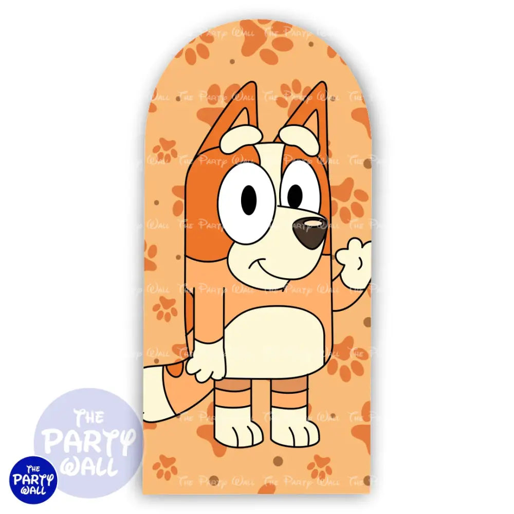 Bluey - Funda para mampara de punta redonda o rectangular Mampara de punta redonda