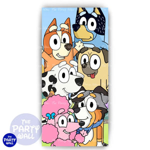 Bluey - Funda para mampara de punta redonda o rectangular Mampara de punta redonda