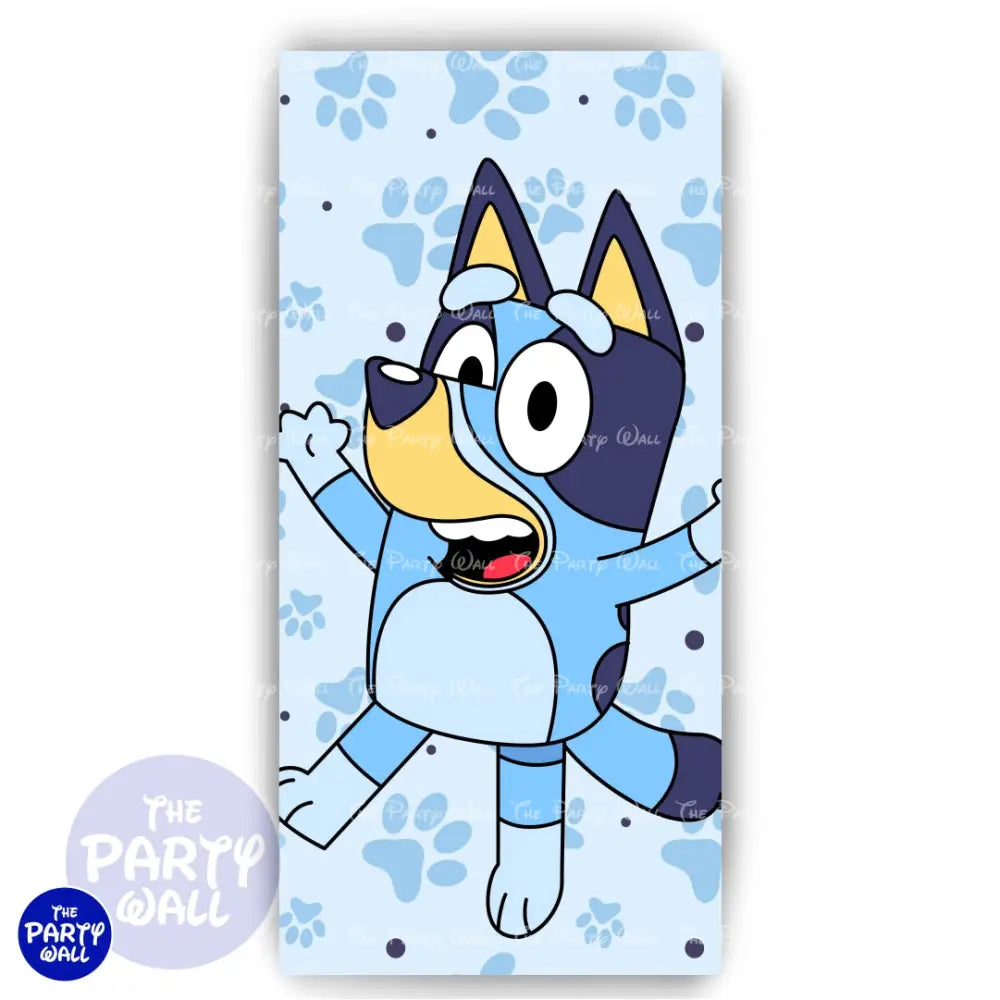 Bluey - Funda para mampara de punta redonda o rectangular Mampara de punta redonda