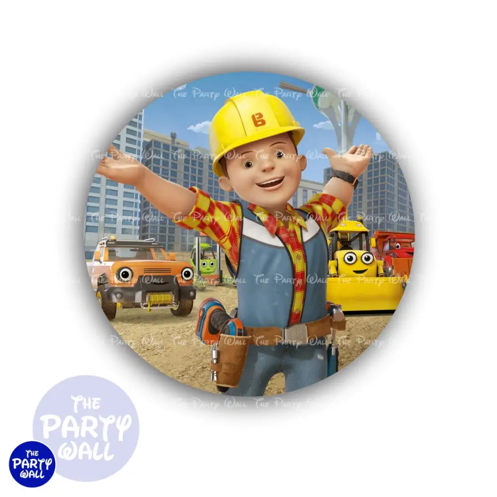 Bob el Constructor - Funda para mampara circular Circular