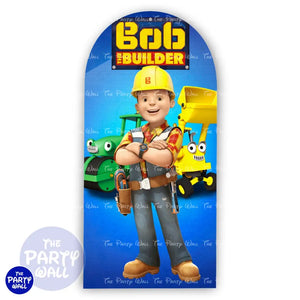 Bob el Constructor - Funda para mampara de punta redonda o rectangular Mampara de punta redonda