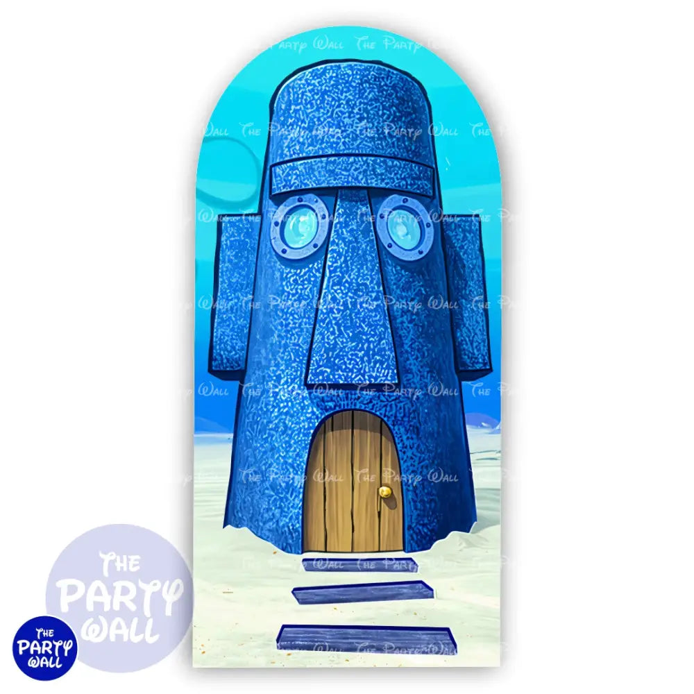 Bob Esponja - Funda para mampara de punta redonda o rectangular Mampara de punta redonda