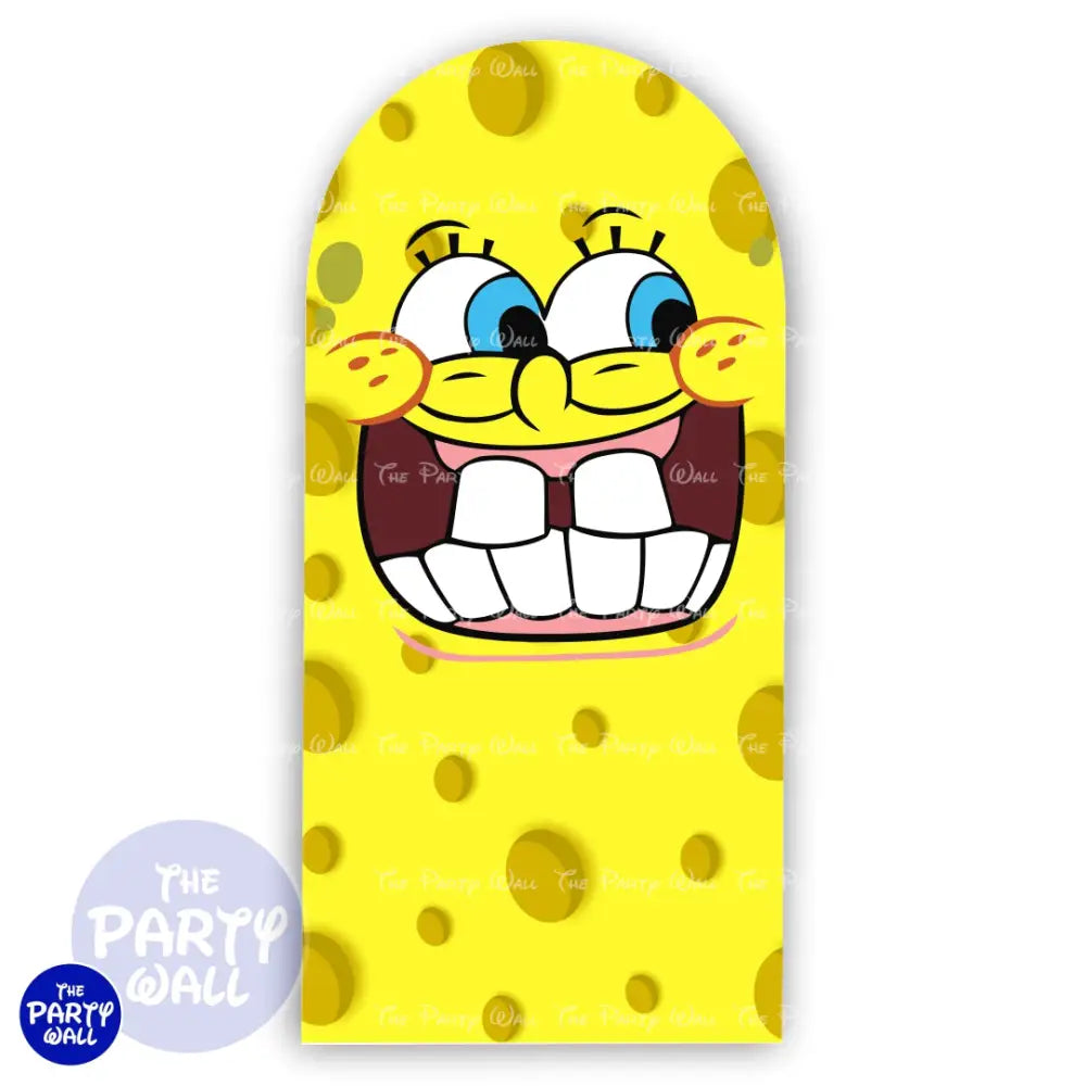 Bob Esponja - Funda para mampara de punta redonda o rectangular Mampara de punta redonda