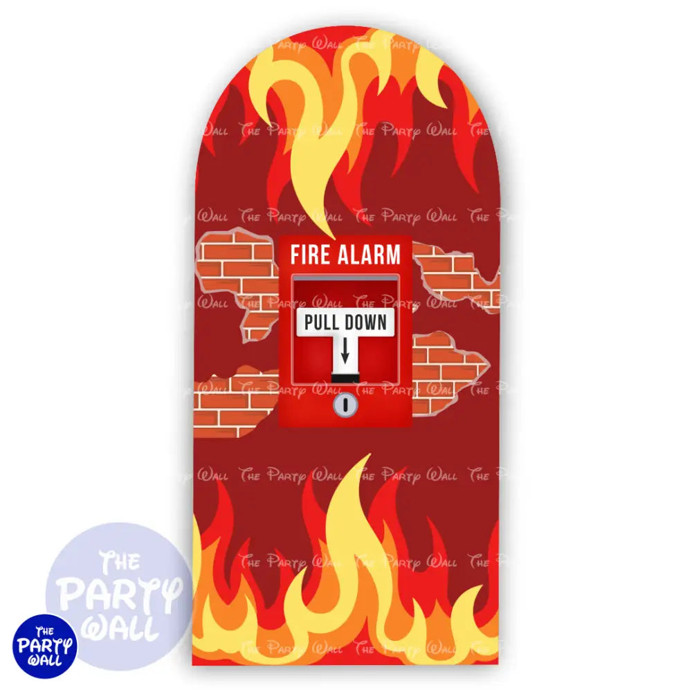 Bomberos - Funda para mampara circular - Circular