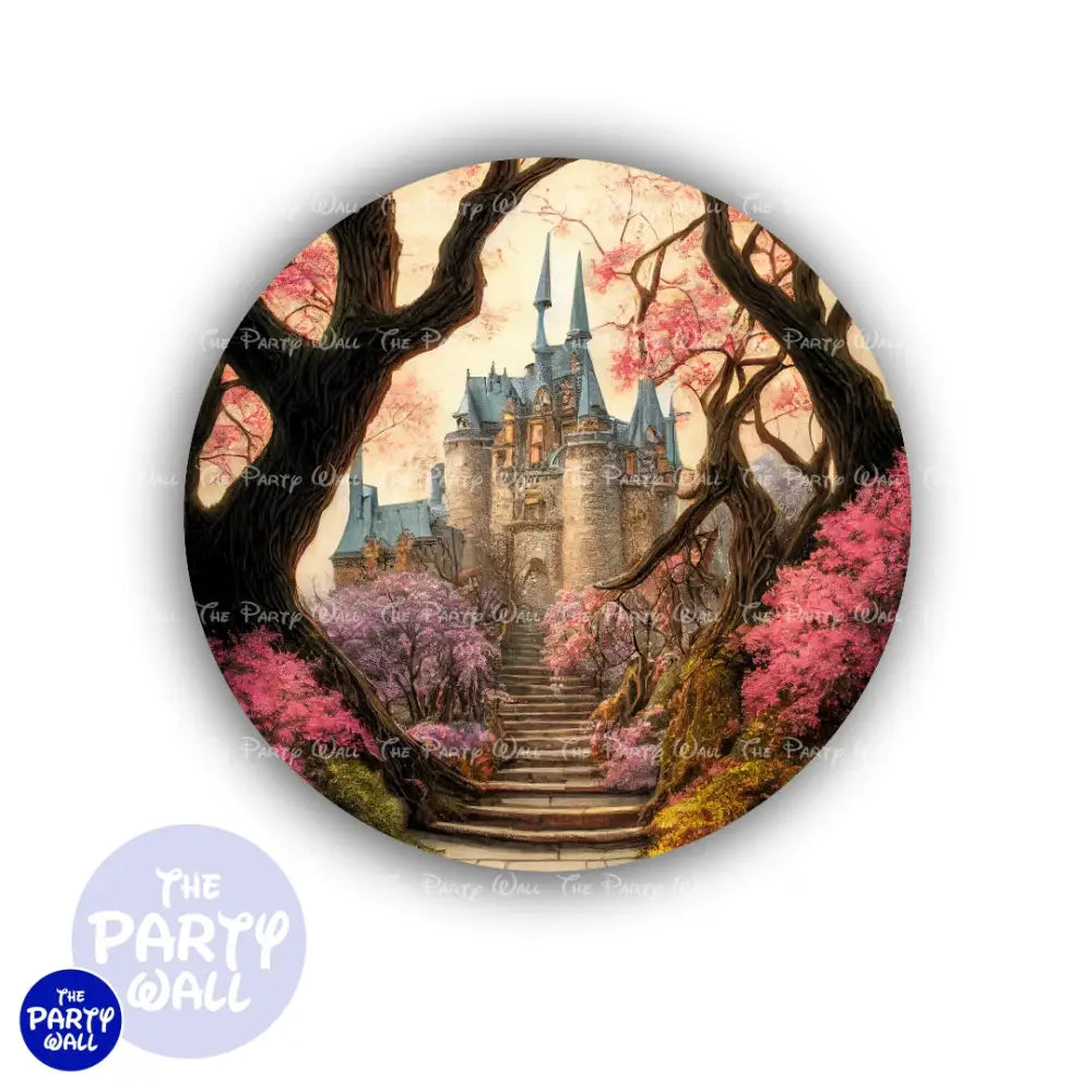 Bosque Encantado - Funda para mampara circular Circular