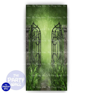 Bosque Encantado - Funda para mampara de punta redonda o rectangular Mampara de punta redonda