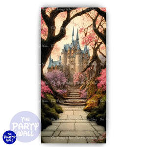 Bosque Encantado - Funda para mampara de punta redonda o rectangular Mampara de punta redonda