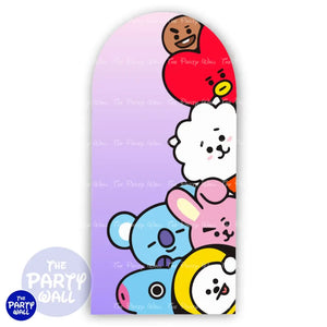 BTS - Funda para mampara de punta redonda o rectangular Mampara de punta redonda