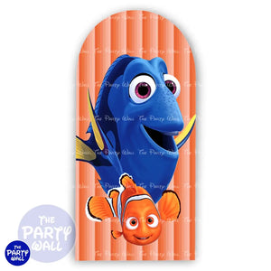 Buscando a Nemo - Funda para mampara de punta redonda o rectangular Mampara de punta redonda