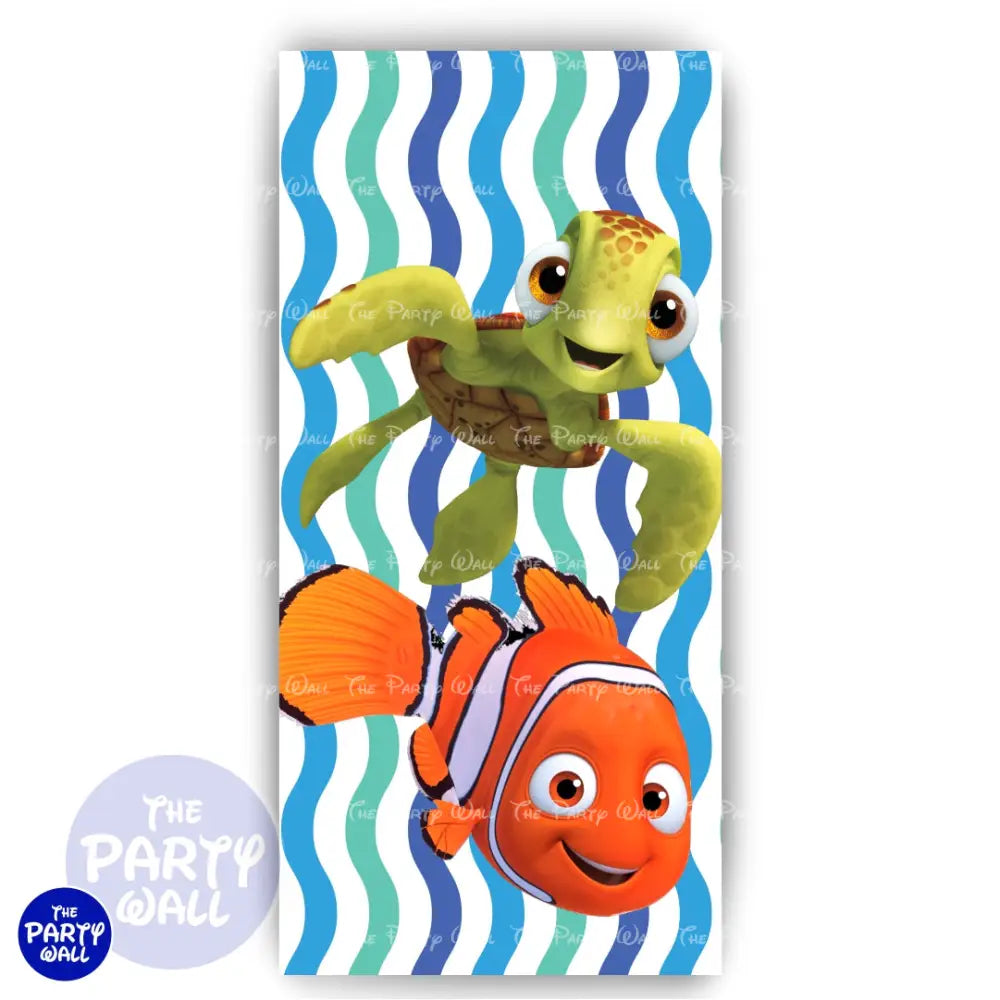 Buscando a Nemo - Funda para mampara de punta redonda o rectangular Mampara de punta redonda