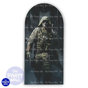 Call of Duty - Funda para mampara de punta redonda o rectangular Mampara de punta redonda