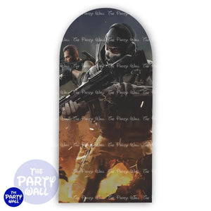 Call of Duty - Funda para mampara de punta redonda o rectangular Mampara de punta redonda